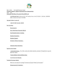 C18 Sem Comm Focus Mtg Mar[removed]agenda