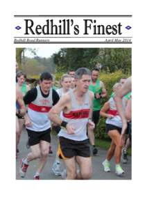 Redhill Road Runners  April May 2014 Tick arca archa