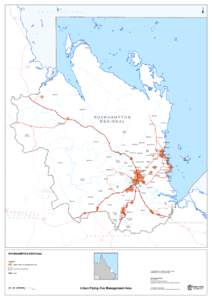 Rockhampton Regional Urban Flying-Fox Management Area map
