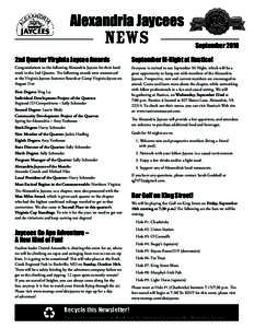 Alexandria Jaycees  News September 2010