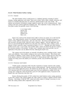 Visual arts / Corrosion / Materials science / Printing / Powder coating / Spray / Paint / Volatile organic compound / Beer can printing / Coatings / Chemistry / Technology