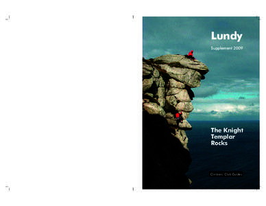 Lundy Supplement 2009 The Knight Templar Rocks