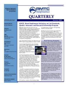 RMTC SUMMER 2009 QUARTERLY