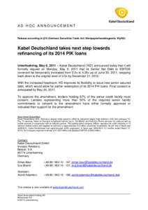 110506_KD_Adhoc_Announcement_Launch_Amendment_SCF_engl