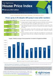 2014: Prices forecast to rise by up to 8% unless more properties come to market