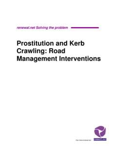 Prostitution and kerb crawling: road management interventions