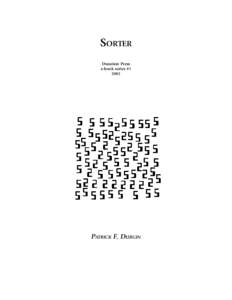 SORTER Duration Press e-book series #PATRICK F. DURGIN