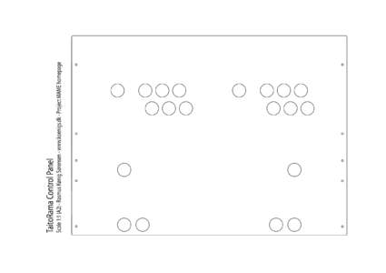 Scale 1:1 (A2) - Rasmus Kønig Sørensen - www.koenigs.dk - Project MAME homepage  TaitoRama Control Panel 