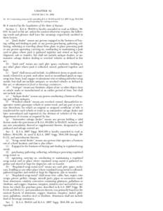 CHAPTER 82 HOUSE BILL No[removed]AN ACT concerning scrap metal; amending K.S.A[removed]and K.S.A[removed]Supp. 50-6,109 and repealing the existing sections.  Be it enacted by the Legislature of the State of Kansas: