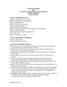 Vaccination / Biomedical Advanced Research and Development Authority / Nicole Lurie / Office of the Assistant Secretary for Preparedness and Response / National Institutes of Health / Public Readiness and Emergency Preparedness Act / Project Bioshield Act / Medicine / United States Department of Health and Human Services / Health