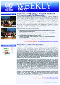 WEEKLY UNECE[removed]April 2014