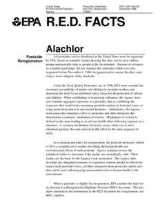 US EPA - Pesticides - Fact Sheet for Alachlor