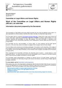 AS/Jur/Inf[removed]February 2014 ajinfdoc01 2014 Committee on Legal Affairs and Human Rights