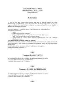 89-proposition clauses particulières