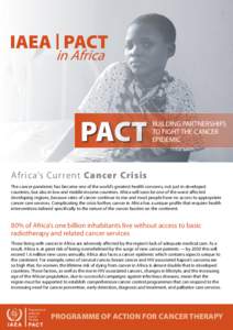IAEA | PACT in Africa PACT  BUILDING PARTNERSHIPS