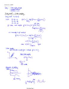 Lecture 21 - scribbles Tuesday, November 15, :38 Teaching Page 1