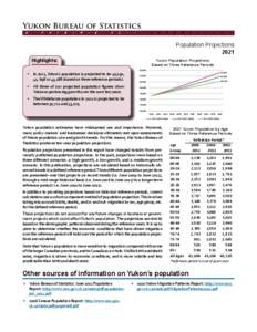 Yukon Bureau of Statistics 2 ÷  9