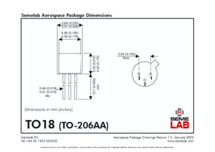 Semelab Aerospace Package Dimensions[removed][removed])