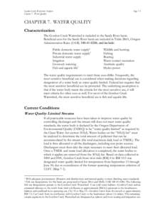 Earth / Environmental science / Hydrology / Aquatic ecology / Environmental soil science / Surface runoff / Nonpoint source pollution / Bull Run River / Water quality / Water / Water pollution / Environment