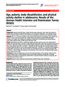 Finne et al. International Journal of Behavioral Nutrition and Physical Activity 2011, 8:119 http://www.ijbnpa.org/contentRESEARCH  Open Access