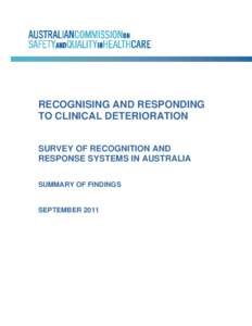 Modified early warning score / Emergency department / Hospital / Intensive-care medicine / Healthcare / Medical terms / Medicine / Health / First aid