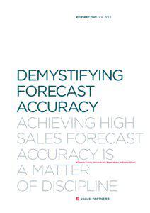 Time series analysis / Prediction / Data analysis / Forecasting / Management / Demand forecasting / Supply chain management / Mean absolute percentage error / Calculating demand forecast accuracy / Statistics / Statistical forecasting / Business