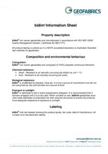 Microsoft Word - bidim Information Sheet- Aug 2010.doc