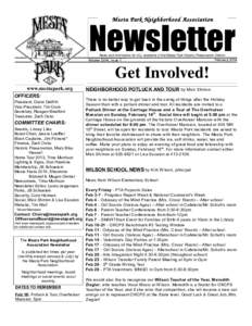 Mesta Park Neighborhood Association  Newsletter News and information for ALL residents of the Mesta Park Historic Preservation District February 2014