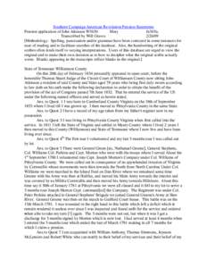 Southern Campaign American Revolution Pension Statements Pension application of John Atkinson W5650 Mary fn36Va. Transcribed by Will Graves[removed]