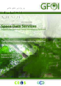 Space Data Services  Support for National Forest Monitoring Systems The Global Forest Observations Initiative