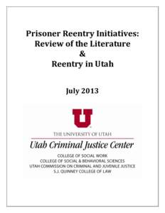 Crime / Justice / 110th United States Congress / Mental health / Second Chance Act / Substance abuse / Parole / Prison / Penal system of Japan / Penology / Law / Criminal law