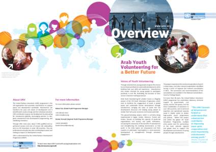 www.unv.org  Overview Arab Youth Volunteering for a Better Future