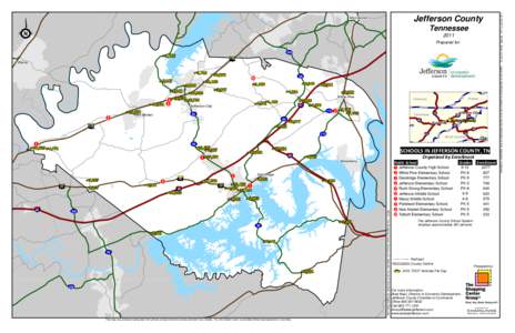 Jefferson County /  Tennessee / Knoxville /  Tennessee / Jefferson Middle School / Jefferson County / Jefferson Elementary School / Johnson City /  Tennessee / U.S. Route 11E / Tennessee / Geography of the United States / Morristown metropolitan area