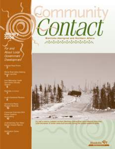 January 2006 Manitoba Aboriginal and Northern Affairs  For and