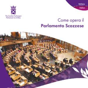 Italiano Italian Come opera il Parlamento Scozzese