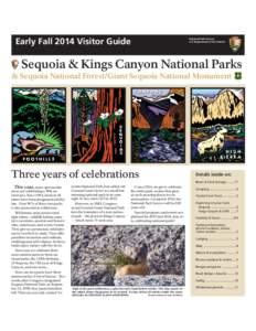 Early Fall 2014 Visitor Guide  National Park Service U.S. Department of the Interior  Sequoia & Kings Canyon National Parks