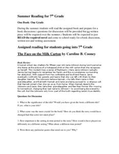 Literature / Caroline B. Cooney / Janie Johnson / The Face on the Milk Carton / Janie Johnson series