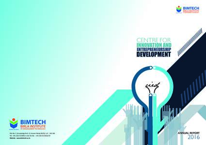 CENTRE FOR  INNOVATION AND ENTREPRENEURSHIP  DEVELOPMENT