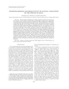 Ecological Applications, 12(4), 2002, pp. 980–997 ᭧ 2002 by the Ecological Society of America