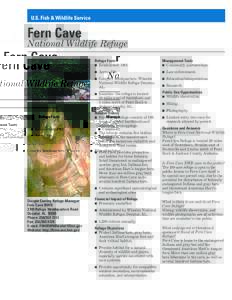 U.S. Fish & Wildlife Service  Fern Cave National Wildlife Refuge
