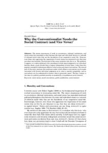 RMM Vol. 4, 2013, 71–87 Special Topic: Can the Social Contract Be Signed by an Invisible Hand? http://www.rmm-journal.de/ Gerald Gaus