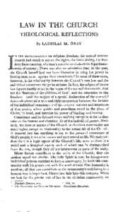 Ethics / Philosophy of law / Humanities / Law / Conscience / Jurisprudence / Christian views on the old covenant / Natural law / Customary law in South Africa / Philosophy / Social philosophy / Christianity