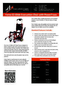 Microsoft Word - Ferno EZ-Glide with PowerTraxx Evacuation Chair.docx