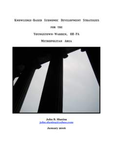 Knowledge-Based Economic Development Strategies for the Youngstown-Warren, OH-PA