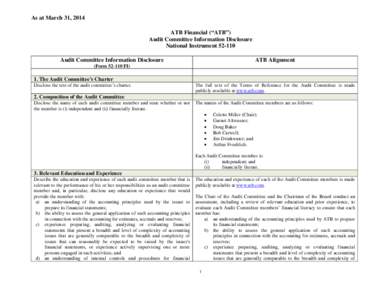 Microsoft Word - National Instrument[removed]Audit Committee Disclosure  Final  _2014_ _2_