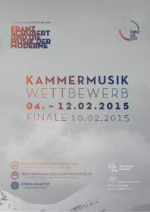 9. Internationaler Wettbewerb  Kammermusik Wettbewerb