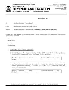 Guam / Tumon / Politics of the United States / Government / Alcoholic Beverage Control Board / Government of the District of Columbia / Alcoholic beverage