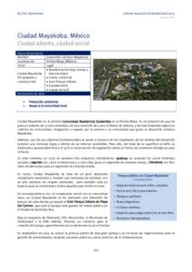 B5 OHL Desarrollos  Informe Anual de Sostenibilidad 2015 Grupo OHL  Ciudad Mayakoba. México