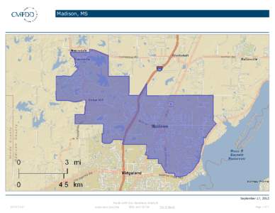 Madison, MS  September 17, 2012 ©2012 Esri  Made with Esri Business Analyst