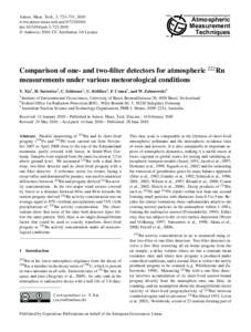 Atmos. Meas. Tech., 3, 723–731, 2010 www.atmos-meas-tech.netdoi:amt © Author(sCC Attribution 3.0 License.  Atmospheric